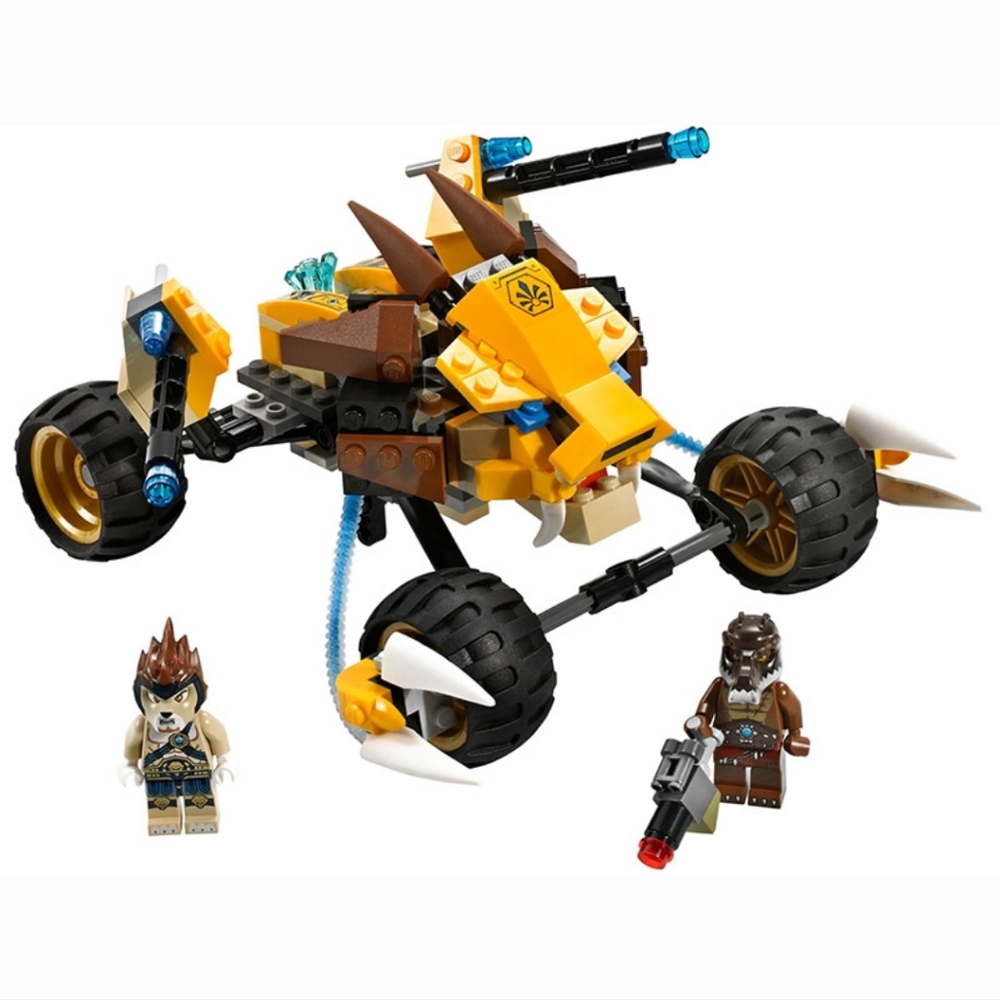 LEGO Legend of Chima Lennox Lion Attack & Winzar Wolf Minifigure Bundle